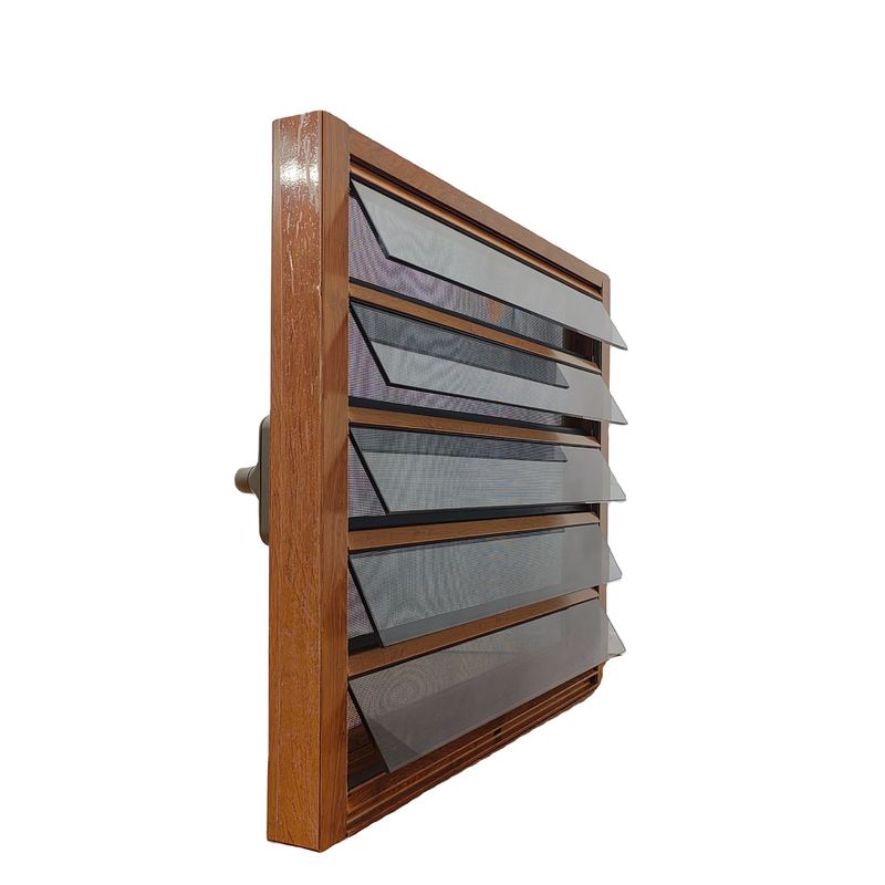 Fenêtre à voûte en aluminium haute résistance pour une bonne ventilation et une bonne résistance à la corrosion