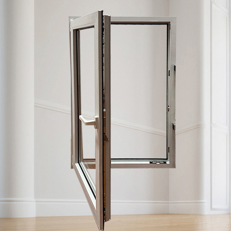 OEM personnalisé Upvc Tilt Tour Windows pour la maison coulissante fenêtre en PVC de profil fixe