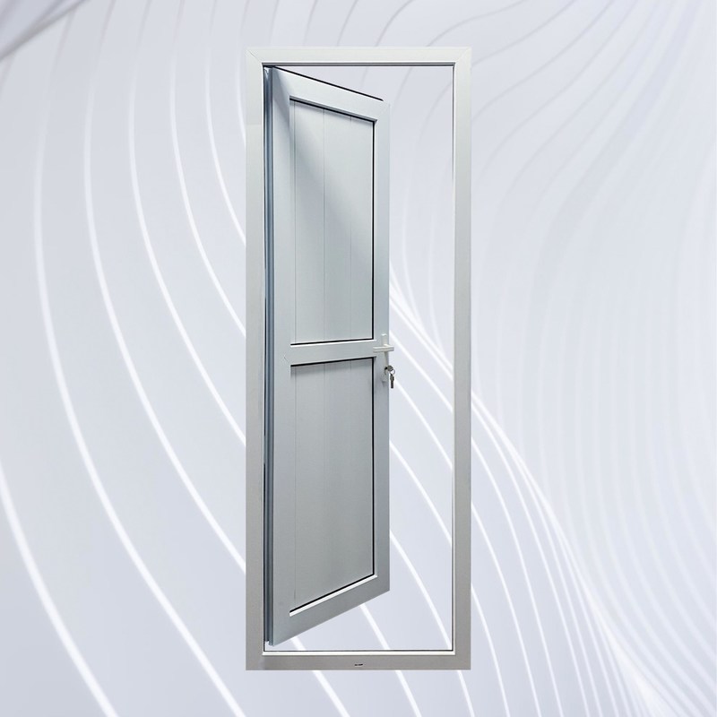 Surface de bande de caoutchouc EPDM Finition de porte à charnière verticale en UPVC pour porte en coussin en PVC