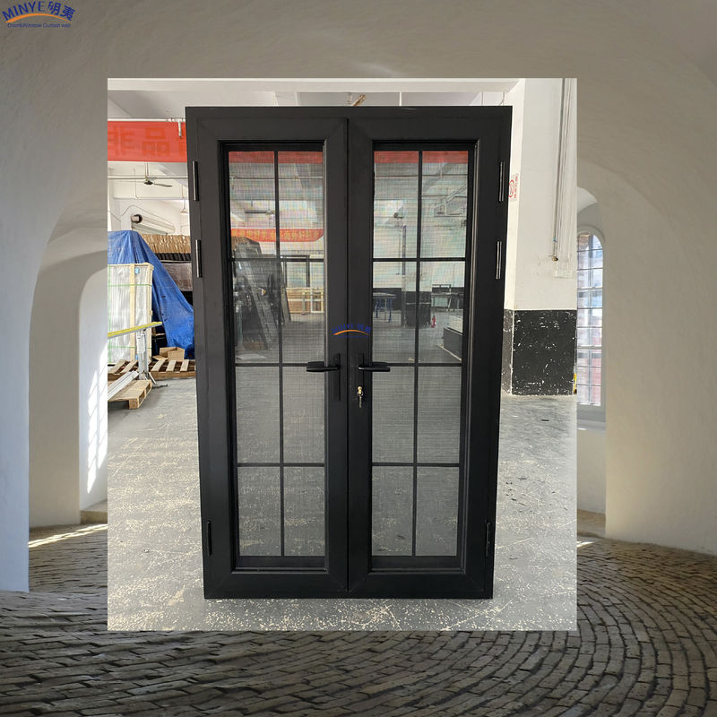 Porte en aluminium en alliage d'aluminium pour une conception moderne et un contrôle des insectes