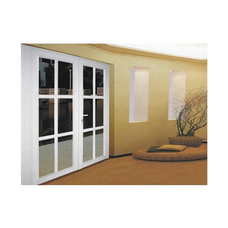 Porte d'entrée en aluminium en verre de 5 mm 9A 5 mm