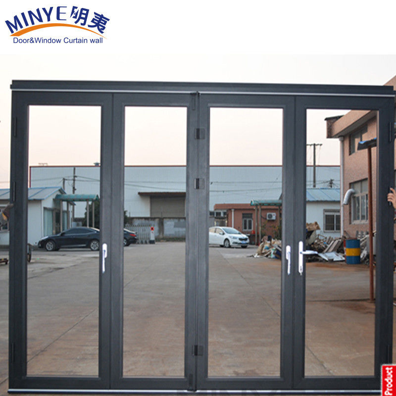 Porte pliante en verre coulissant moderne pour maisons de ferme