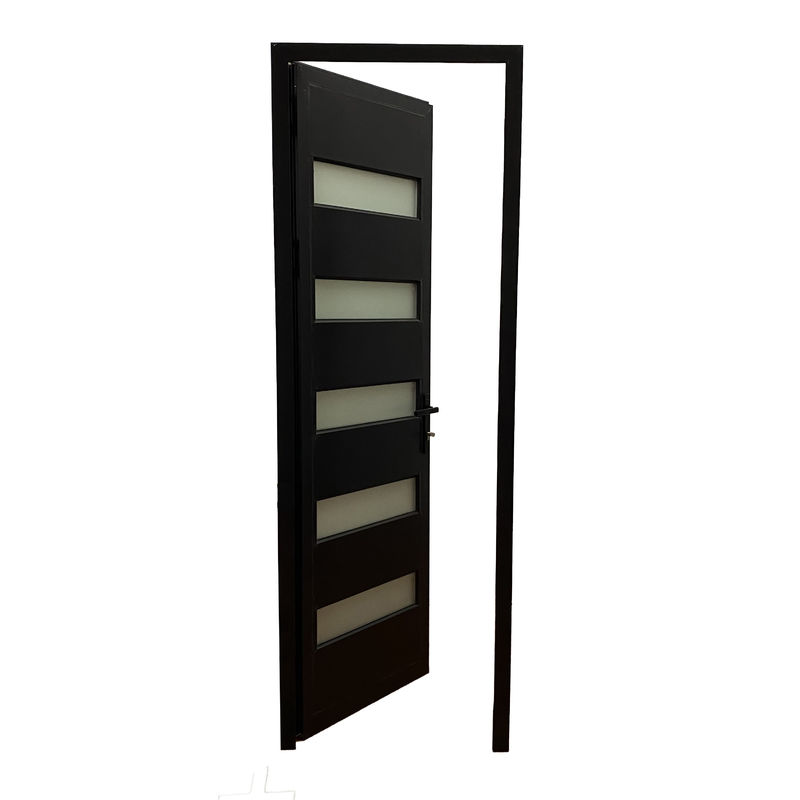 Porte en aluminium de taille personnalisée pour l'isolation thermique dans la salle de bain