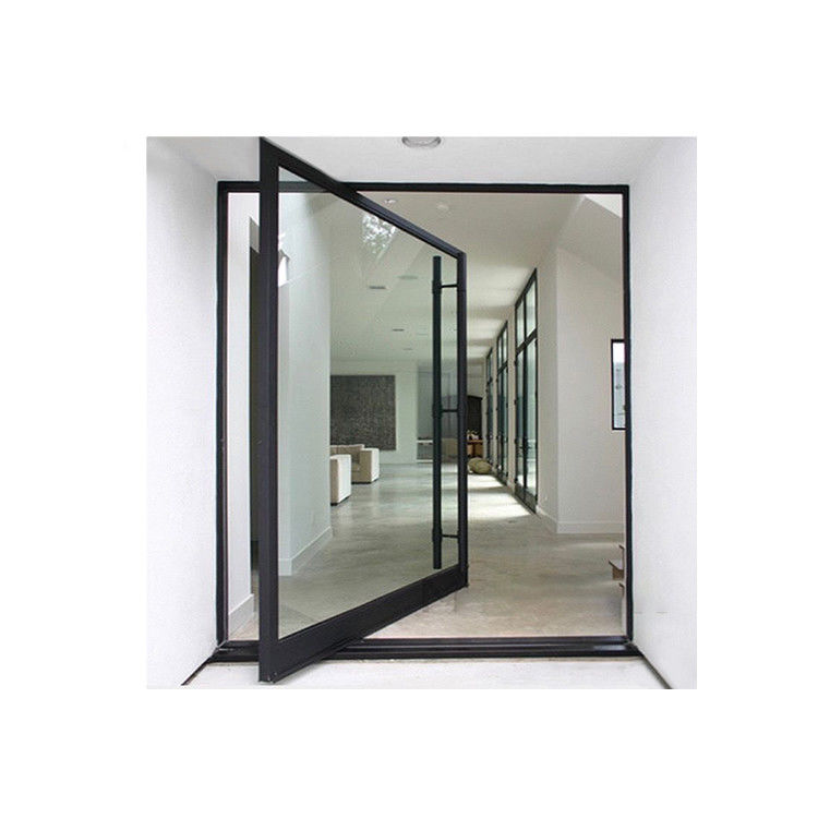 Fonction de sécurité Plancher en acier inoxydable conception de porte extérieure à ressort pour porte d'entrée double