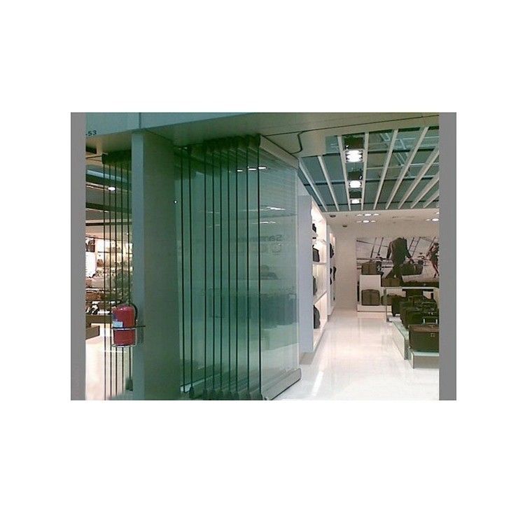 Écran pliable en verre pour le haut du matériel chinois, écran de rideau en verre, accordeon panoramique, porte à double battant