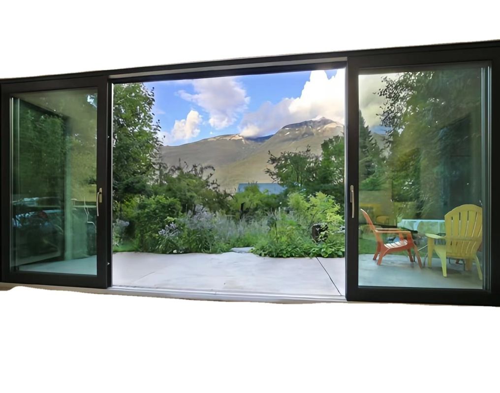 Isolement acoustique et thermique Chinois haut matériel portes coulissantes en aluminium pour les appartements