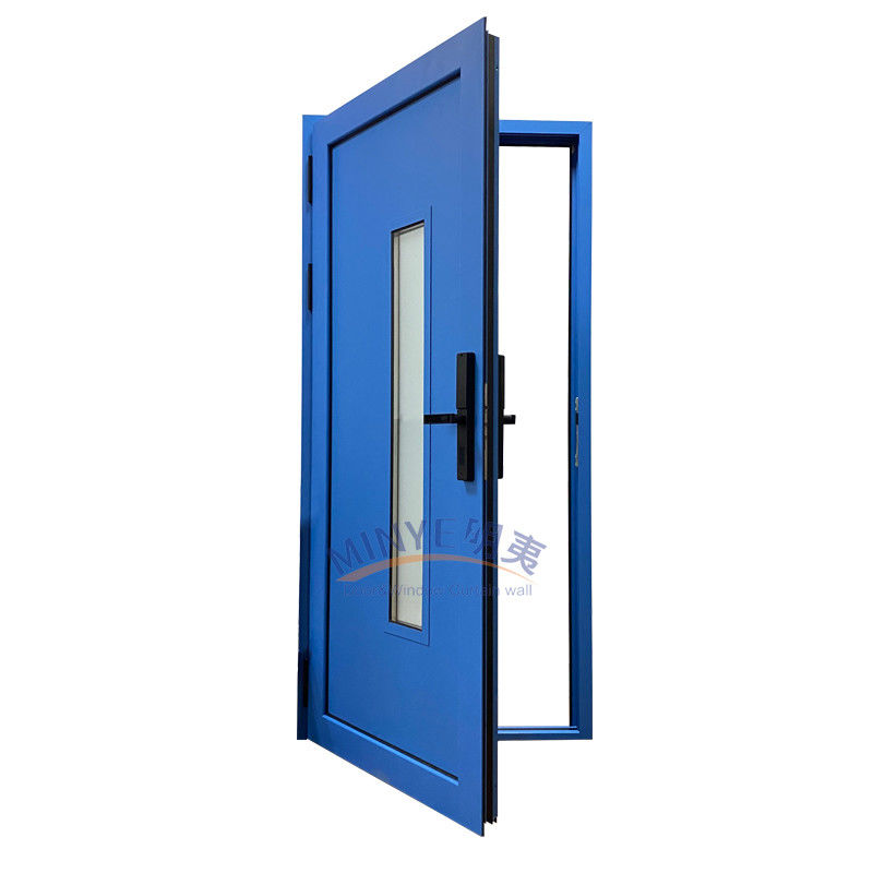 Porte d'entrée en alliage d'aluminium de design français parfaite pour la maison ou les affaires