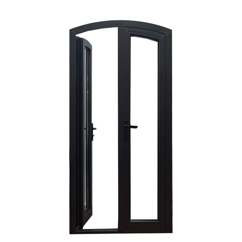 Couleur personnalisée Porte de coffrage d'entrée avant pour la maison et le commerce en alliage d'aluminium