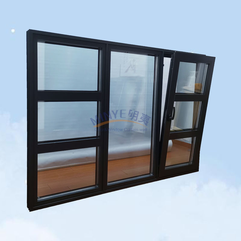 Hardware Chinois haut en aluminium Tilt Turn Window avec des couleurs personnalisées et un design moderne