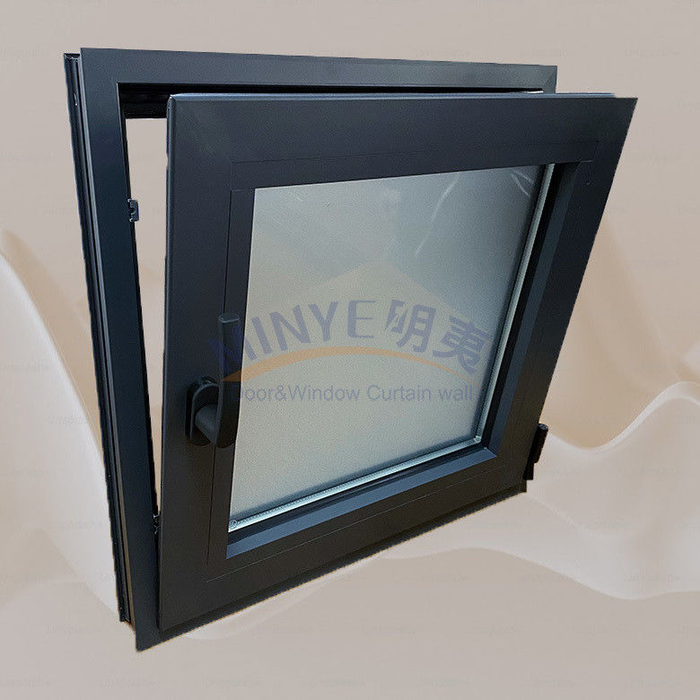 Fermeture thermique de fenêtre à inclinaison en aluminium personnalisée pour une résistance élevée et un bon scellement